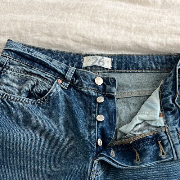 Absolutely love these free people pants. Button up in the front, barely worn. - Picture 2 of 3